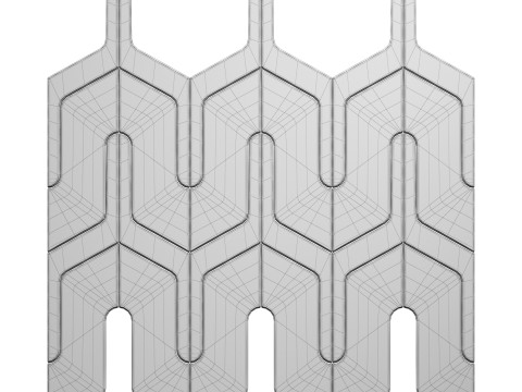 3D Panel Echo Parquet 3D Model