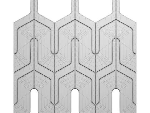 3D Panel Echo Parquet 3D Model
