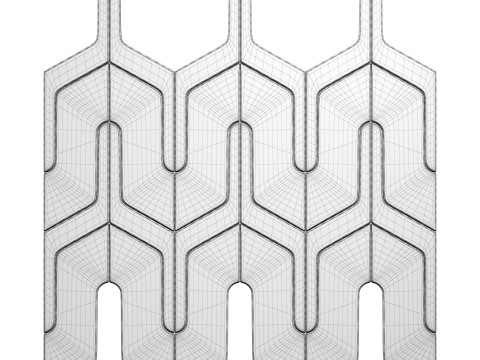 3D Panel Echo Parquet 3D Model