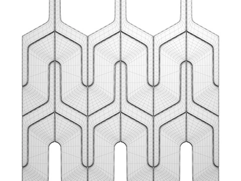 3D Panel Echo Parquet 3D Model