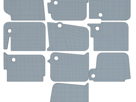 Animoo Kitchen Boards 3D Model