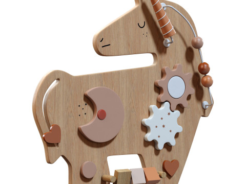 Carola Unicorn Play Board Modèle 3D