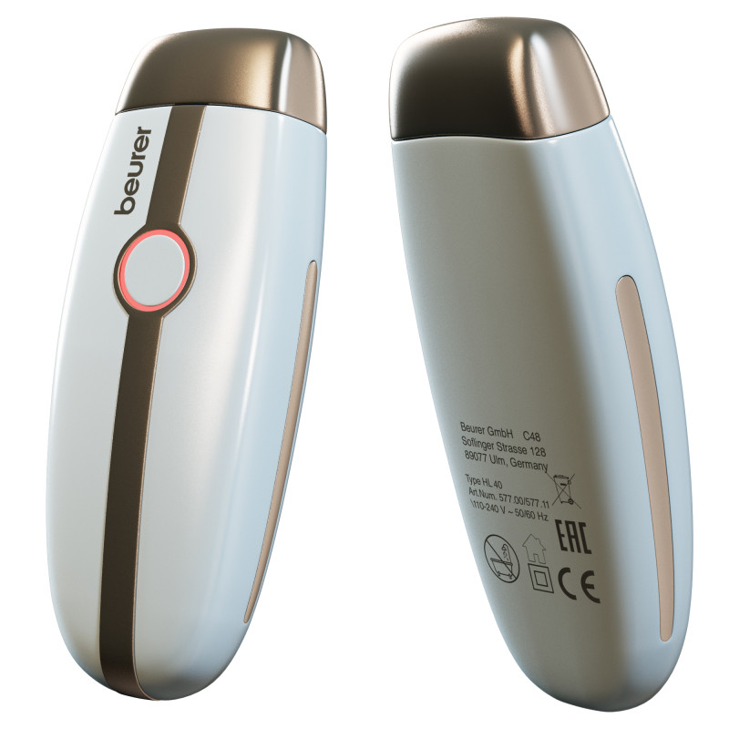 Depilator Beurer HL 40 3D Model .c4d .max .obj .3ds .fbx .stl .blend