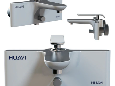 Huayi Eva Bath Faucet 3D Model