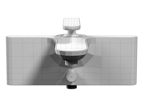 Huayi Eva Bath Faucet Modèle 3D