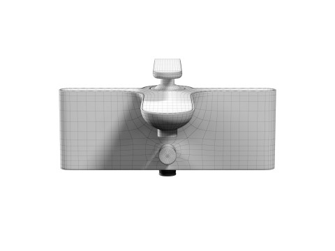 Huayi Eva Bath Faucet Modèle 3D