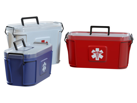 Levoberg Medicine Box Storage 3D Modell