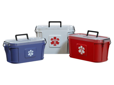 Levoberg Medicine Box Storage 3D Model