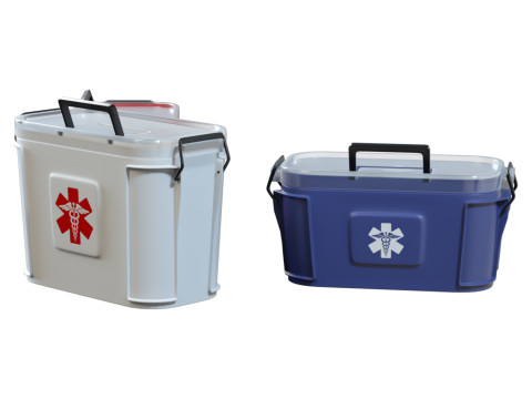 Levoberg Medicine Box Storage 3D Modell