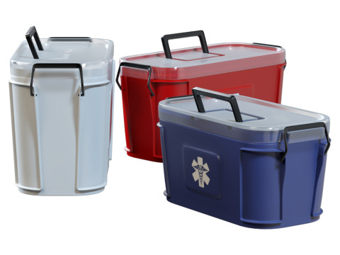 Levoberg Medicine Box Storage 3D Modell