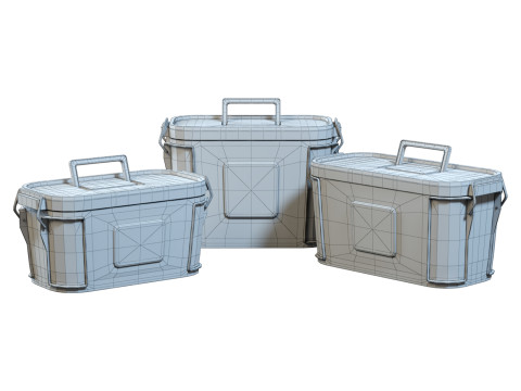 Levoberg Medicine Box Storage 3D Modell