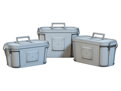Levoberg Medicine Box Storage 3D Modell