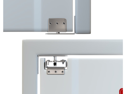 Puertas dobles de cirugía Modelo 3D