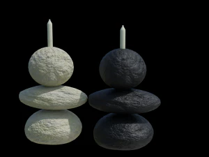 Velas Decorativas Modelo 3D