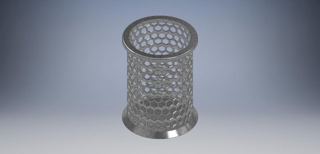 Pencil cup holder- Autodesk Inventor 3D Modelo de impresión 3D .c4d .max .obj .3ds .fbx .stl .blend 