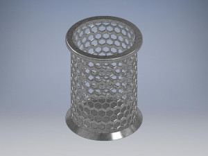 Pencil cup holder- Autodesk Inventor 3D Modelo de impresión 3D