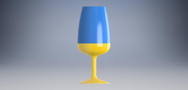 Wine glass 3D Model .c4d .max .obj .3ds .fbx .stl .blend