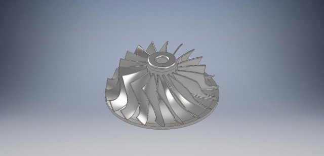 Impeller Modelo 3D .c4d .max .obj .3ds .fbx .stl .blend 