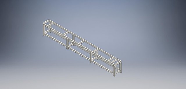 Frame for - Screw Ash Conveyor 3D-Modell .c4d .max .obj .3ds .fbx .stl .blend 