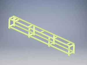 Frame for - Screw Ash Conveyor 3D Model