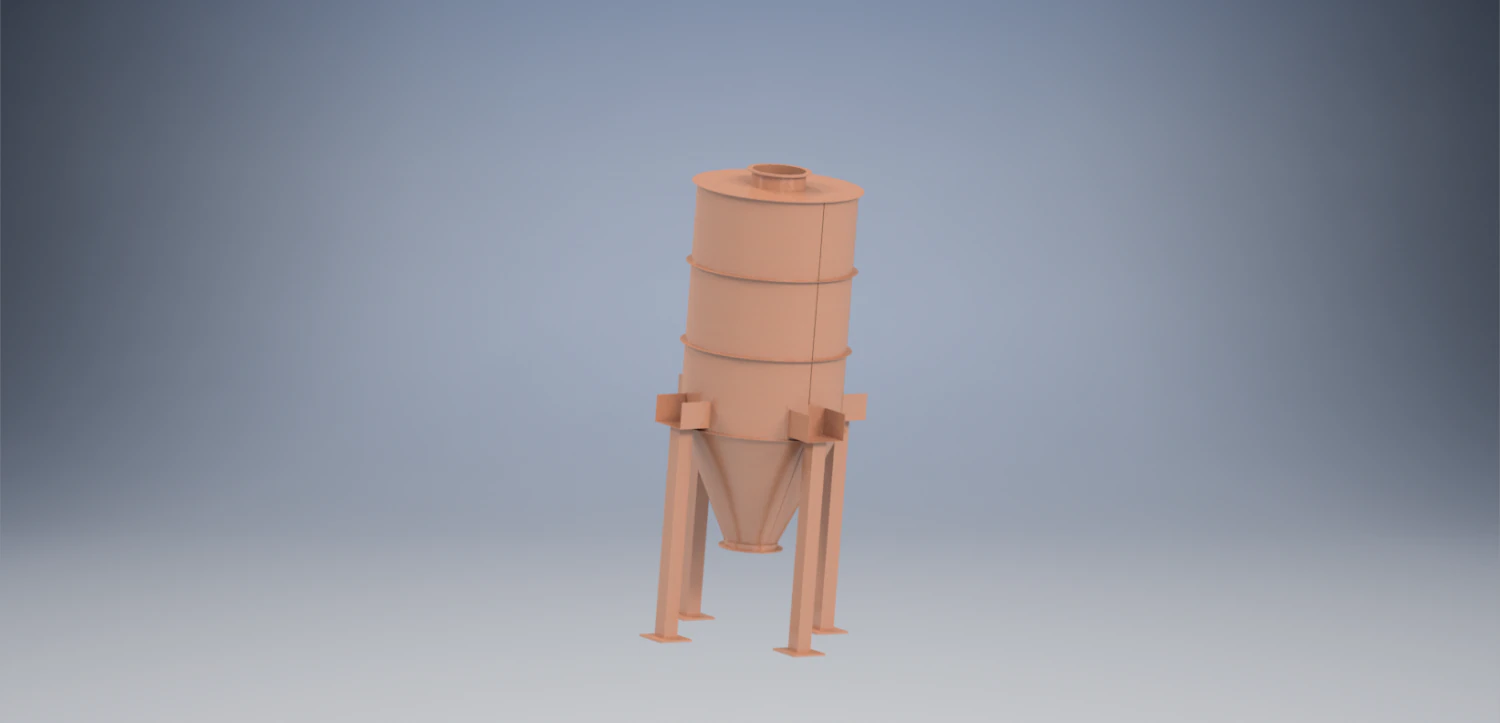 Silo in Autodesk Inventor 3D Model .c4d .max .obj .3ds .fbx .stl .blend 