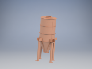 Silo in Autodesk Inventor 3D मॉडल