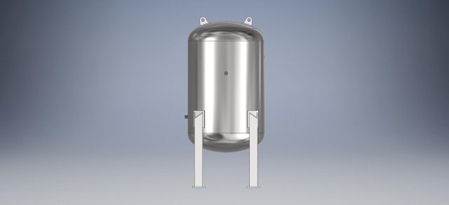 Industrial Tank - Inventor Modelo 3D .c4d .max .obj .3ds .fbx .stl .blend 