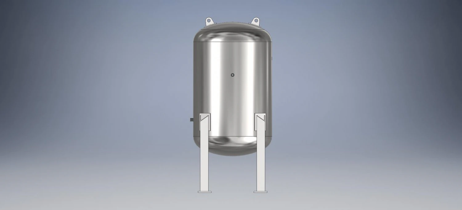 Industrial Tank - Inventor 3D Model .c4d .max .obj .3ds .fbx .stl .blend 