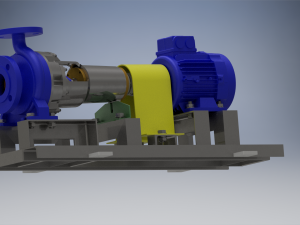 Autodesk Inventor Centrifugal Pump 3D Model