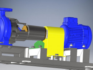 Autodesk Inventor Centrifugal Pump 3D Model
