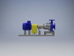 Autodesk Inventor Centrifugal Pump 3D Model