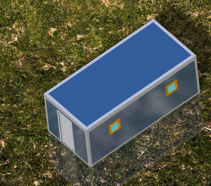 Autodesk Inventor Container Office Modèle 3D .c4d .max .obj .3ds .fbx .stl .blend 