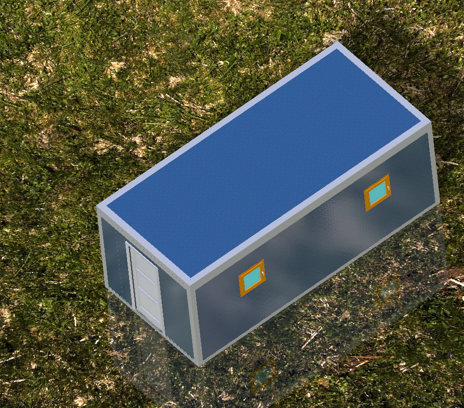 Autodesk Inventor Container Office 3D Model .c4d .max .obj .3ds .fbx .stl .blend 