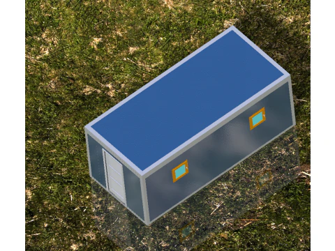 Контейнерный офис Autodesk Inventor 3D Модель