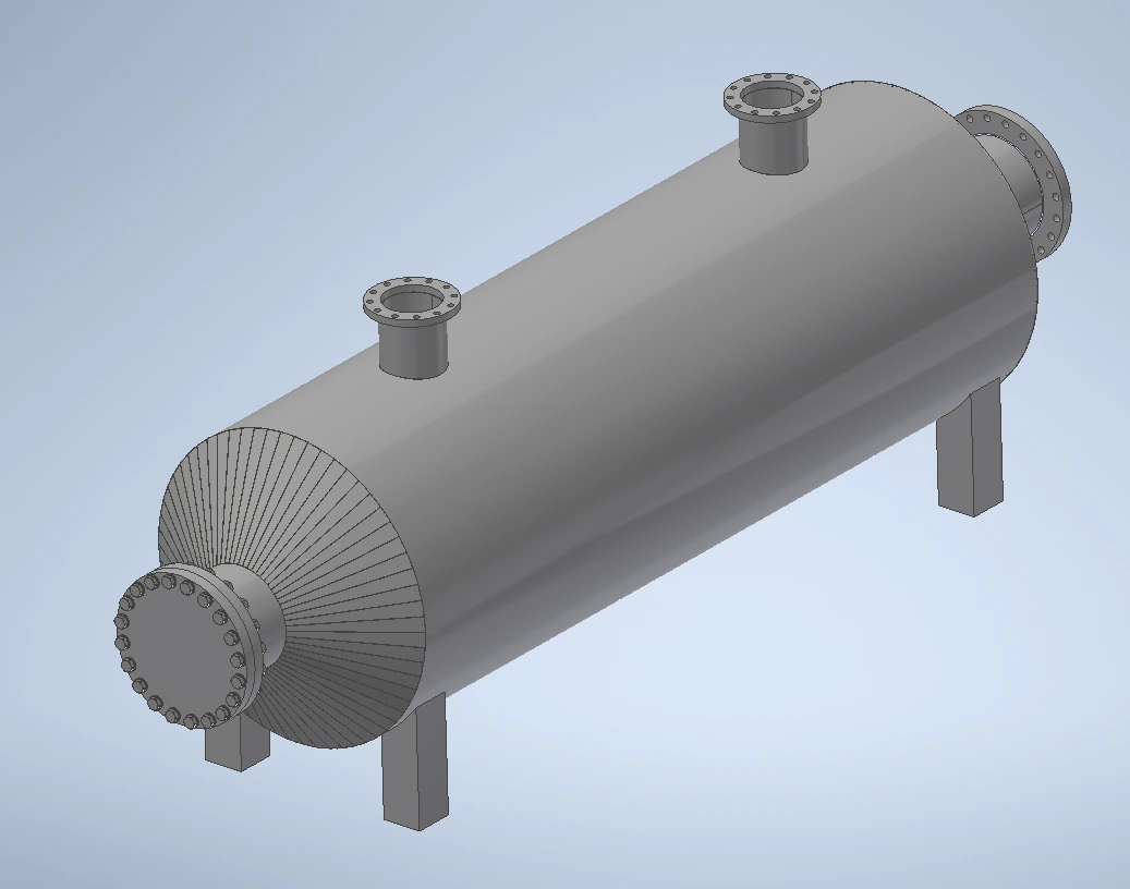 Autodesk Inventor Tank 3D Model .c4d .max .obj .3ds .fbx .stl .blend
