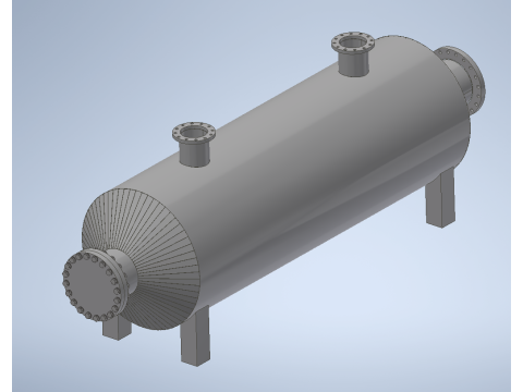 Autodesk Inventor Tank 3D Model