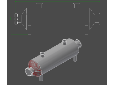 Autodesk Inventor Tank 3D-Modell