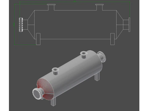 Autodesk Inventor Tank 3D Model