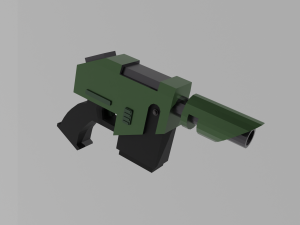 Accatran MG Variant Heavy Laspistol Modello 3D