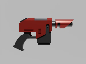 Accatran MG Variant Heavy Laspistol 3D Model