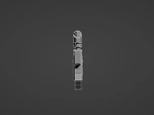 Accatran MG Variant Heavy Laspistol 3D Model