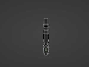 Accatran MG Variant Heavy Laspistol 3D Model