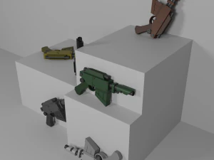 Voss Pattern Hellpistol 3D Modell