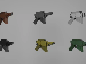 Voss Pattern Hellpistol 3D Modell