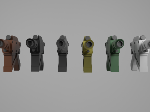 Voss Pattern Hellpistol 3D Model