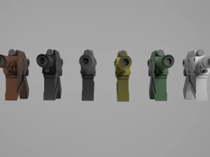 Voss Pattern Hellpistol 3D Modell