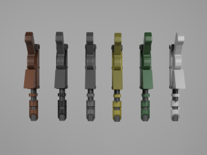 Voss Pattern Hellpistol 3D Model
