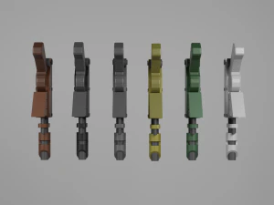 Voss Pattern Hellpistol 3D Modell