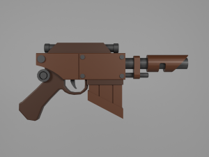 Voss Pattern Hellpistol 3D Model