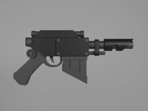 Voss Pattern Hellpistol 3D Modell